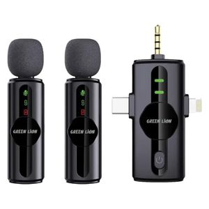  Green Lion GM-80X 3 in 1 Wireless Microphone - Up to 5 Hours - Black 
