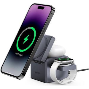 Ankery  Y1811ka1 3 In 1 - Wireless Charger  - 15W - Gray