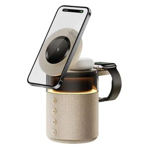  Green Lion - Wireless Charger - 5 in 1 - 1800mAh - White 