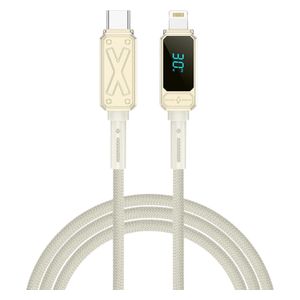  كيبل يو اس بي سي الى لايتينغ من دبليو اي دبليو يو - Wi C038-C L - بطول 1.2 متر- 30 واط - تيتانيوم 