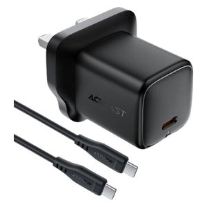  شاحن جداري إيس فاست A133 - قدرة 45 واط - منفذ يو اس بي سي  - اسود 