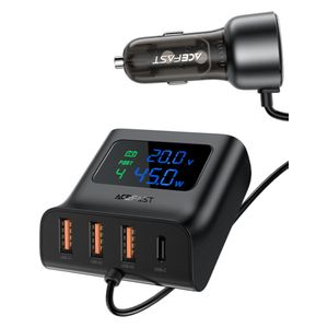 شاحن سيارة ايس فاست - B11 - اسود