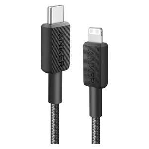 Anker 322 – USB-C to Lightning Cable – Black