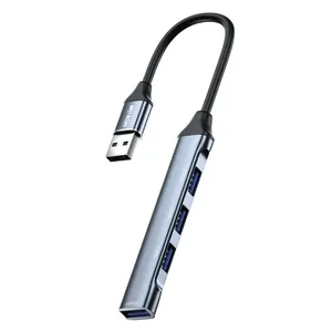  Green Lion 4-in-1 USB-C Hub - Black 