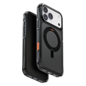  غطاء جوال لجهاز آيفون 17 برو ماكس من يو ان اي كيو - اسود 