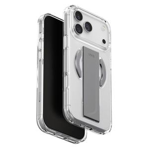  غطاء جوال لجهاز آيفون 17 برو ماكس من يو ان اي كيو - رمادي 