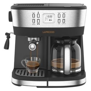 Lepresso LPCFFM0002 - Coffee & Espresso Maker - Black