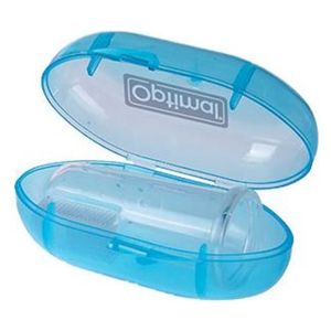 Optimal OPB-0275 - Baby Silicone Toothbrush 0+ - Blue