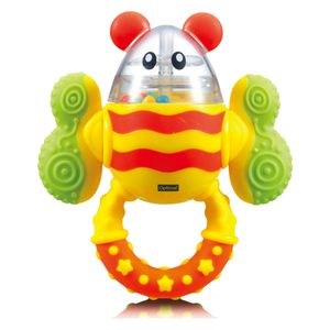 Optimal Bee Twist Rattle Toy & Teething Ring