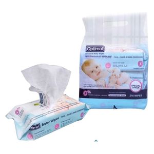 Optimal OPO-592 - Baby Wipes Sensitive blue 2+1 Free