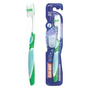  Optimal OPD-2026 - Cleo Dent Double Protection Toothbrush - Green 