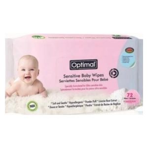 Optimal OPH-078 - Baby powder puff wipes - 72 wipes