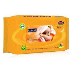 Optimal OPH-073 - BABY WIPES WITH LID - 72 wipes