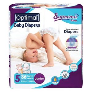  Optimal OPB-1725 - Baby Diaper Size 5 Junior - 36 Pcs 