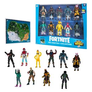  Jazwares Fortnite The Chapter 1 Collection Set - 11pieces 