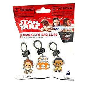  Disney Star Wars the Last Jedi Character Bag Clip 