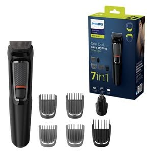 Philips MG3720/33 - Series 3000 - Grooming Kit for Beard & Hair with 7 Attachments - Black