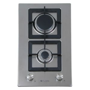  Flora FLBH10_CSF_J32X - 2 Burners - Built-In Gas Cooker - Silver 