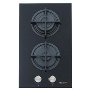  Flora FLBH10_CSF_R32BC - 2 Burners - Built-In Gas Cooker - Black 