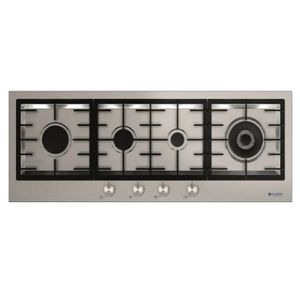  Flora Flbh12_CTSFS_S114X - 4 Burners - Built-In Gas Cooker - Silver 