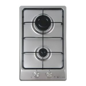  Flora FLBH10_ESF_L32X - 2 Burners - Built-In Gas Cooker - Silver 