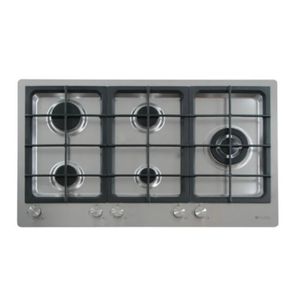  Flora CTSFS_F95X - 5 Burners - Built-In Gas Cooker - Silver 