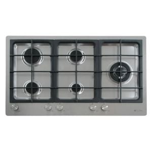  Flora CTSFS_F95X - 5 Burners - Built-In Gas Cooker - Silver 