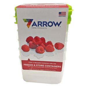  Arrow Home - Food Container and Lid - 5 pc 