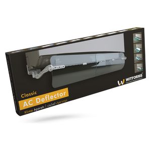  Witforms - 4943 - Plastic Classic Air Conditioner Deflector - Transparent 