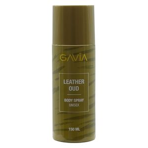  Gavia Leather oud Body Spray For Unisex ,150ml 