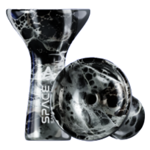 Space Smoke Glass Hookah Head - Black