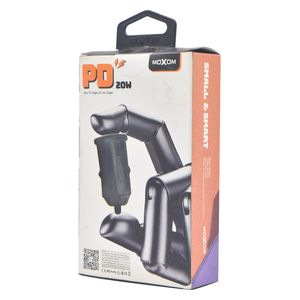  شاحن سيارة موكسوم - MX-VC16 - اسود 