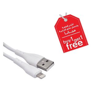  كيبل موكسوم لموبايل ايفون - MX-CB80 - 30 سم + قطعة مجانا 