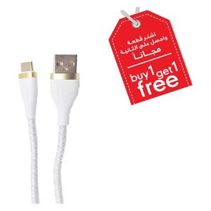  Moxom MX-CB65 - Cable USB To USB-C - 3m + Free Piece 
