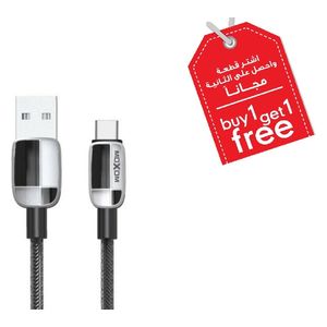  Moxom MX-CB84 - USB-C Cable - 1 m - Black + Free Piece 