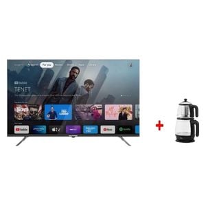  Royal Rahmani RRFLS9030 - 65" - Smart - 4K - QLED TV + Royal Rahmani Rrks3000w - Tea Maker - Transparent 