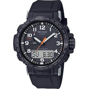  Casio Watch PRW-50Y-1ADR For Men - Analog Display, Silicon Band - Black 