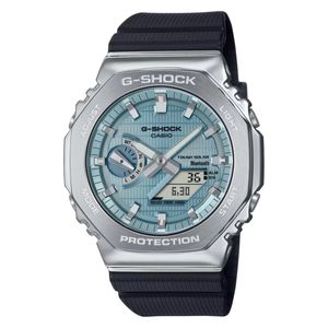  Casio Watch GBM-2100A-1A2DR For Men - Analog Display, Resin Band - Black 