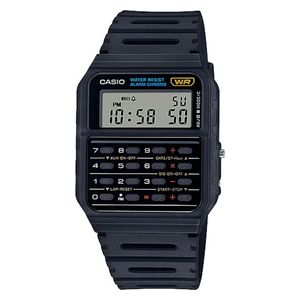  Casio Watch CA-53W-1ZDR For Men - Digital Display, Resin Band - Black 