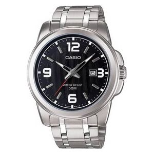  Casio Watch MTP-1314D-1AVDF For Men - Analog Display, Stainless Steel Band - Silver 