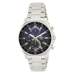  Casio Watch EFV-600D-2AVUDF For Men - Analog Display, Stainless Steel Band - Silver 