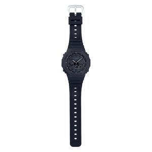  Casio Watch For Men - Analog Display, Resin Band - Black 
