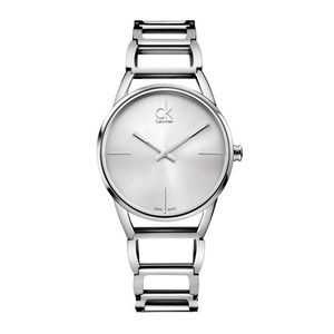  Calvin Klein Watch K3G23126 For Women - Analog Display, Stainless Steel Band - Silver 