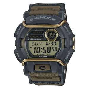  كاسيو جي-شووك GD-400-9DR ساعة رقمية للرجال - ساعة رياضية - أسود بني 