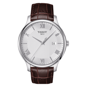  Tissot Watch T0636101603800 For Men - Analog Display, Leather Band - Brown 