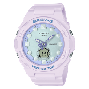  Casio Watch For Men - Analog Display, Resin Band - Purple 