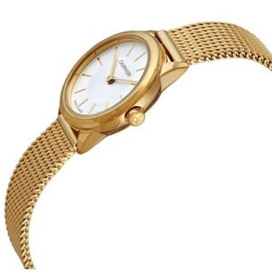  Calvin Klein Watch K3m23526 For Women - Analog Display, Stainless Steel Band - Gold 