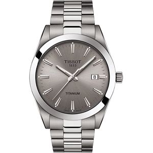  Tissot Watch T1274104408100 For Men - Analog Display, Stainless Steel Band - Silver 