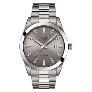  Tissot Watch T1274104408100 For Men - Analog Display, Stainless Steel Band - Silver 