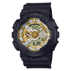  Casio Watch For Men - Analog Display, Resin Band - Black 